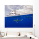 Two Oceanic Whitetip Sharks Wall Decal