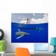 Boat Captain Watches Oceanic Wall Decal
