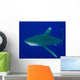 Oceanic Whitetip Shark Cat Wall Decal Design 4