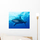 Oceanic Whitetip Shark Cat Wall Decal Design 3