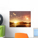 Scene Distant Moon Orbiting Wall Decal