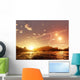 Scene Distant Moon Orbiting Wall Decal
