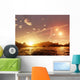 Scene Distant Moon Orbiting Wall Decal
