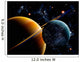 Two Artificial Moons Travelling Wall Decal