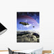 Two Spacecraft Prepare to Wall Decal