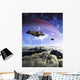 Two Spacecraft Prepare to Wall Decal