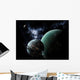 Massive Space Station Orbits Wall Decal