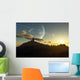 Sunset Forested Moon Which Wall Decal