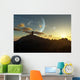 Sunset Forested Moon Which Wall Decal
