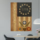 Primitive Americana Wall Mural