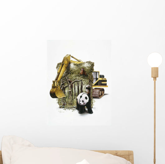 Endangered Panda Wall Decal