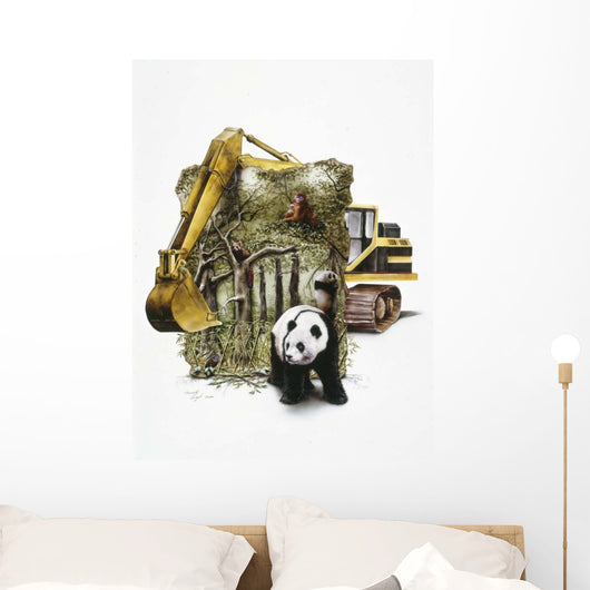 Endangered Panda Wall Decal