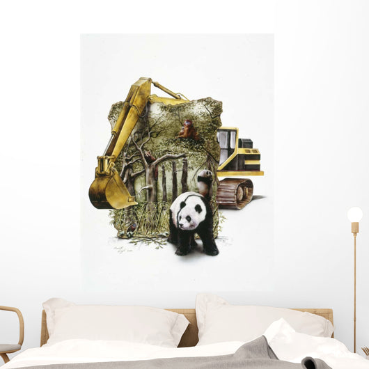 Endangered Panda Wall Decal