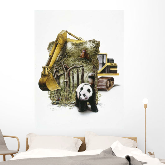 Endangered Panda Wall Decal