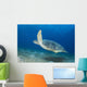 Green Sea Turtle Ocean Floor Wall Decal