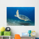 Green Sea Turtle Ocean Floor Wall Decal