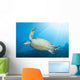 Green Sea Turtle Reef Close-up Wall Decal