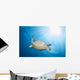 Green Sea Turtle Horiztonal Wall Decal