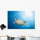 Green Sea Turtle Horiztonal Wall Decal