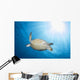 Green Sea Turtle Horiztonal Wall Decal