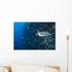 Green Sea Turtle Reef Landscape Wall Decal