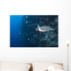 Green Sea Turtle Reef Landscape Wall Decal