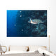 Green Sea Turtle Reef Landscape Wall Decal