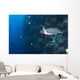 Green Sea Turtle Reef Landscape Wall Decal