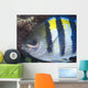 Indo-pacific Sergeant Fish Tending Horizontal Wall Decal