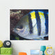 Indo-pacific Sergeant Fish Tending Horizontal Wall Decal