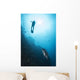 Diver and Trevally Komodo Wall Decal