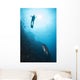 Diver and Trevally Komodo Wall Decal