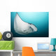 Manta Ray Manta Alley Close-up Wall Decal