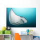 Manta Ray Manta Alley Close-up Wall Decal