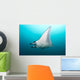 Manta Ray Manta Alley Underneath Wall Decal