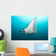 Manta Ray Manta Alley Underneath Wall Decal