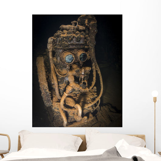 Air Compressor inside Machine Wall Decal