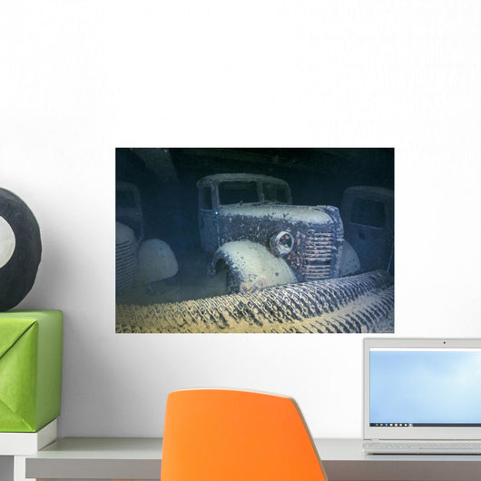 Truck inside Hoki Maru Wall Decal