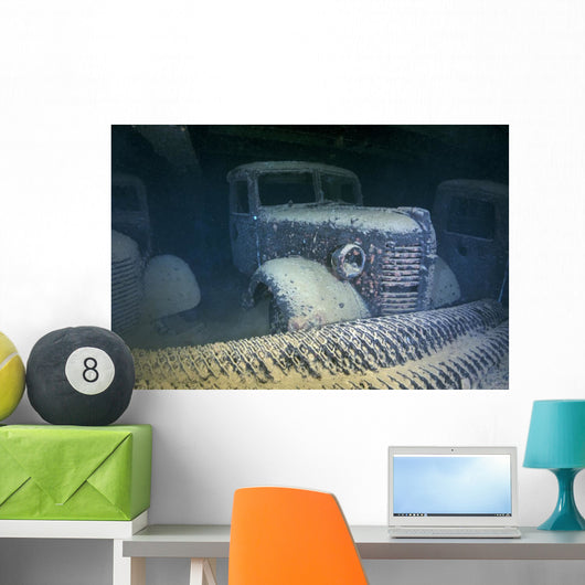 Truck inside Hoki Maru Wall Decal