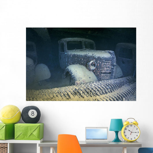 Truck inside Hoki Maru Wall Decal