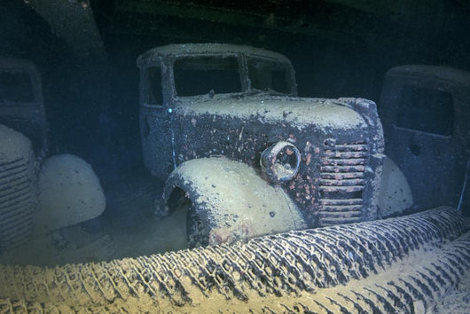 Truck inside Hoki Maru Wall Decal