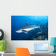 Silvertip Shark outside Barrier Wall Decal