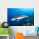 Silvertip Shark outside Barrier Wall Decal
