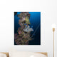 Coral and Sponges Mast Wall Decal