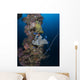 Coral and Sponges Mast Wall Decal