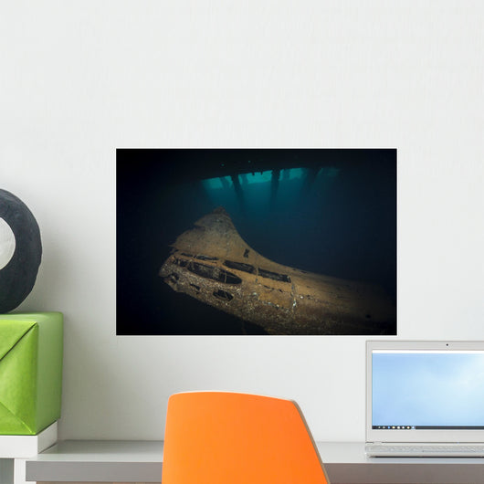 Japanese Zero Airplane inside Wall Decal