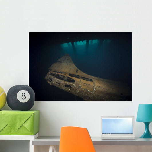 Japanese Zero Airplane inside Wall Decal