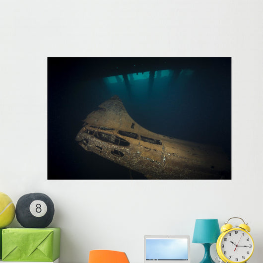 Japanese Zero Airplane inside Wall Decal
