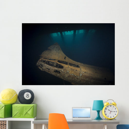 Japanese Zero Airplane inside Wall Decal