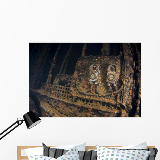 Electrical Plugs inside Machine Wall Decal